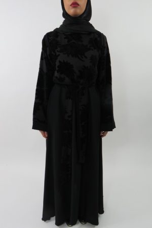 Amanis-Designer-Velvet-Floral-Abaya-Style-UK-1