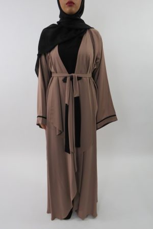 Amanis-Open-Abaya-Jacket-Style-With-Belt-UK-1