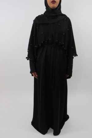 Amanis-Open-Abaya-With-Beads-Style-UK-1