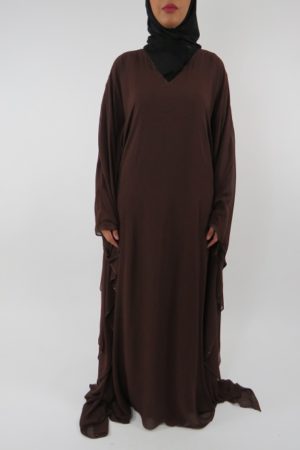 Amanis-Brown-Farasha-Style-Abaya-UK-1