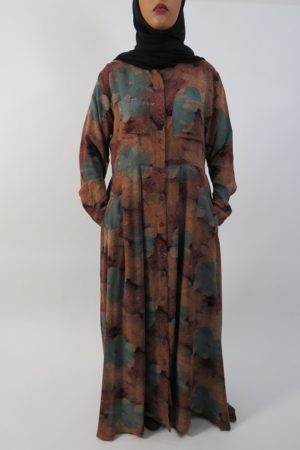 Amanis-Brown-Long-Sleeve-Open-Maxi-Dress-Style-UK-1