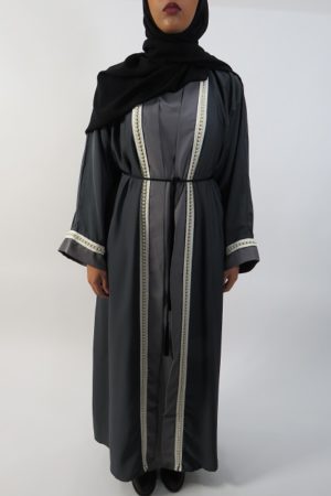 Amanis-Grey-With-Beads-Abaya-Style-UK-1