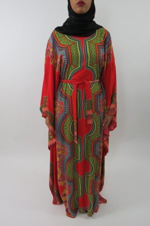 Amanis-Red-Farasha-Style-Maxi-Dress-UK-1