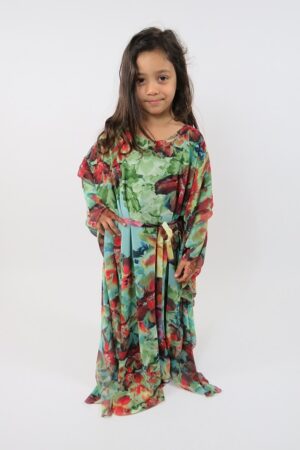 Amanis-Floral-Print-Long-Sleeve-Kids-Maxi-Dress-Style-UK-2