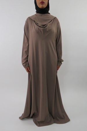 Amanis-Dark-Beige-Hoody-Long-Sleeve-Maxi-Dress-Style-UK-1