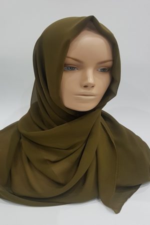 Amanis-Lightweight-Army-Green-Georgette-Scarf-Crepe-Hijab-Style-UK-45