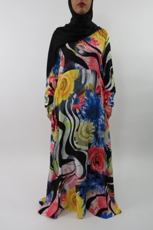 Amanis-Multi-Colour-Rose-Print-Long-Sleeve-Maxi-Dress-Style-UK-1