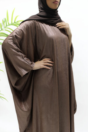 PREMIUM BROWN FARASHA ABAYA - 1