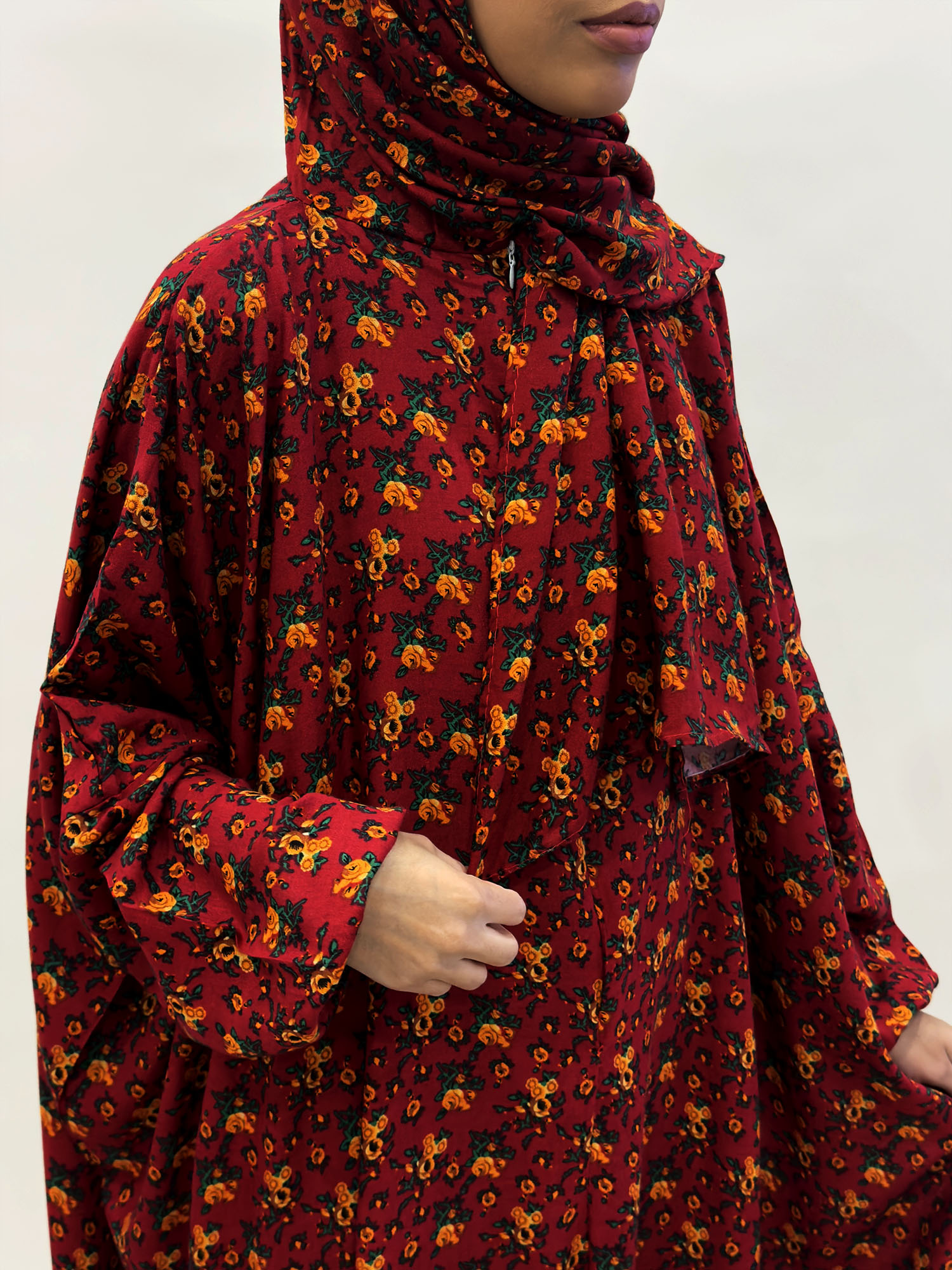 Floral shops dress hijab