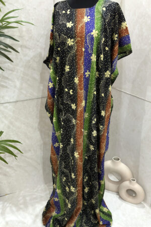 FLORAL PRINT BAATI - GREEN 2