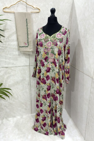 PLUM FLORAL MUKHAWAR - 1